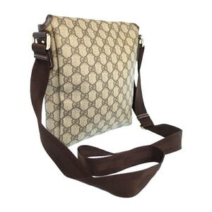 Gucci Crossbody Bag Brown Plus Supreme Messenger GG